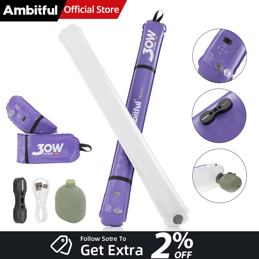 Photography Lighting Youtube - NOWY Kolor! Ambitful GC30R-Purple 30W RGB
