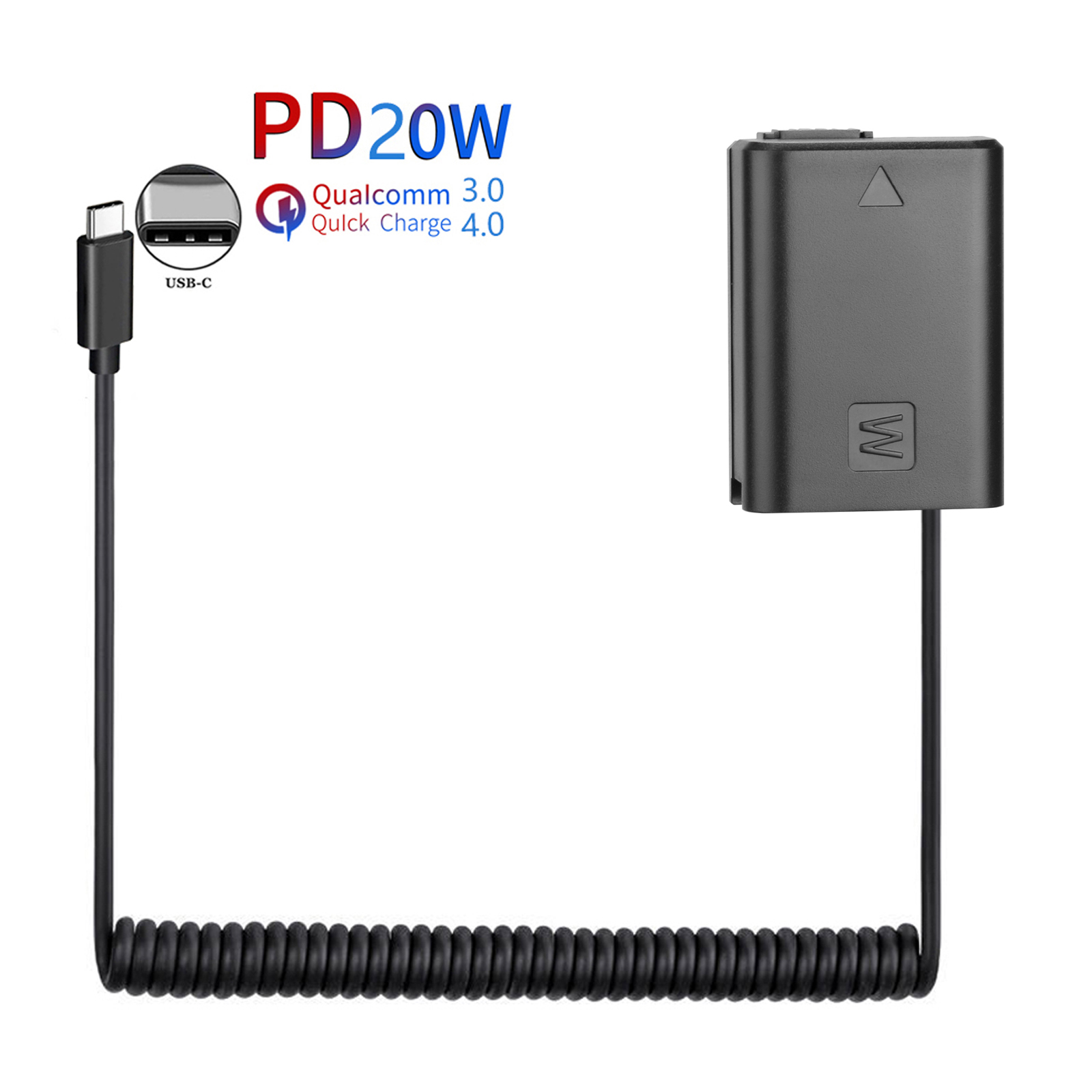Sony Camera Zv-E10 - Zasilacz PD USB-C AC-PW20 NP-FW50 do