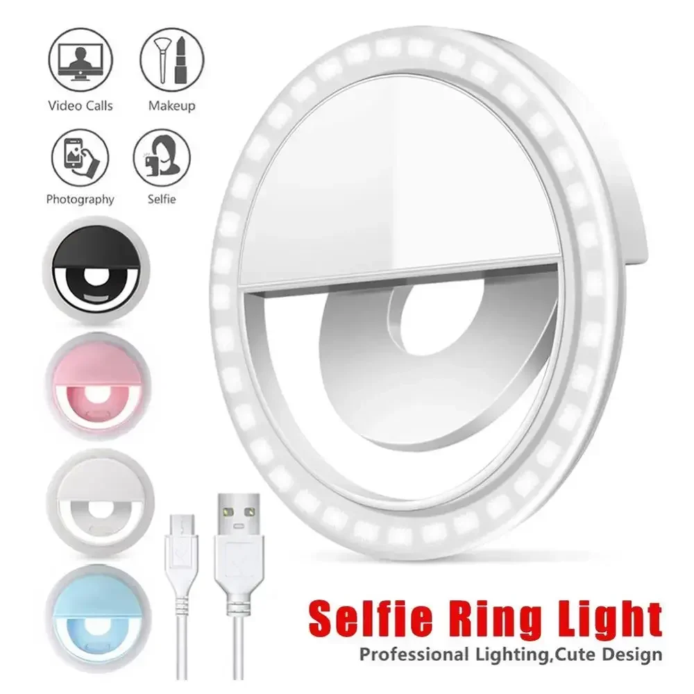 Photography Lighting Tool - LED Selfie Ring Light Mobile Phone