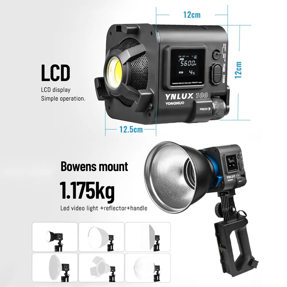 YONGNUO YNLUX100 100W 3200K-56 – Photography Lighting Video recenzja i cena