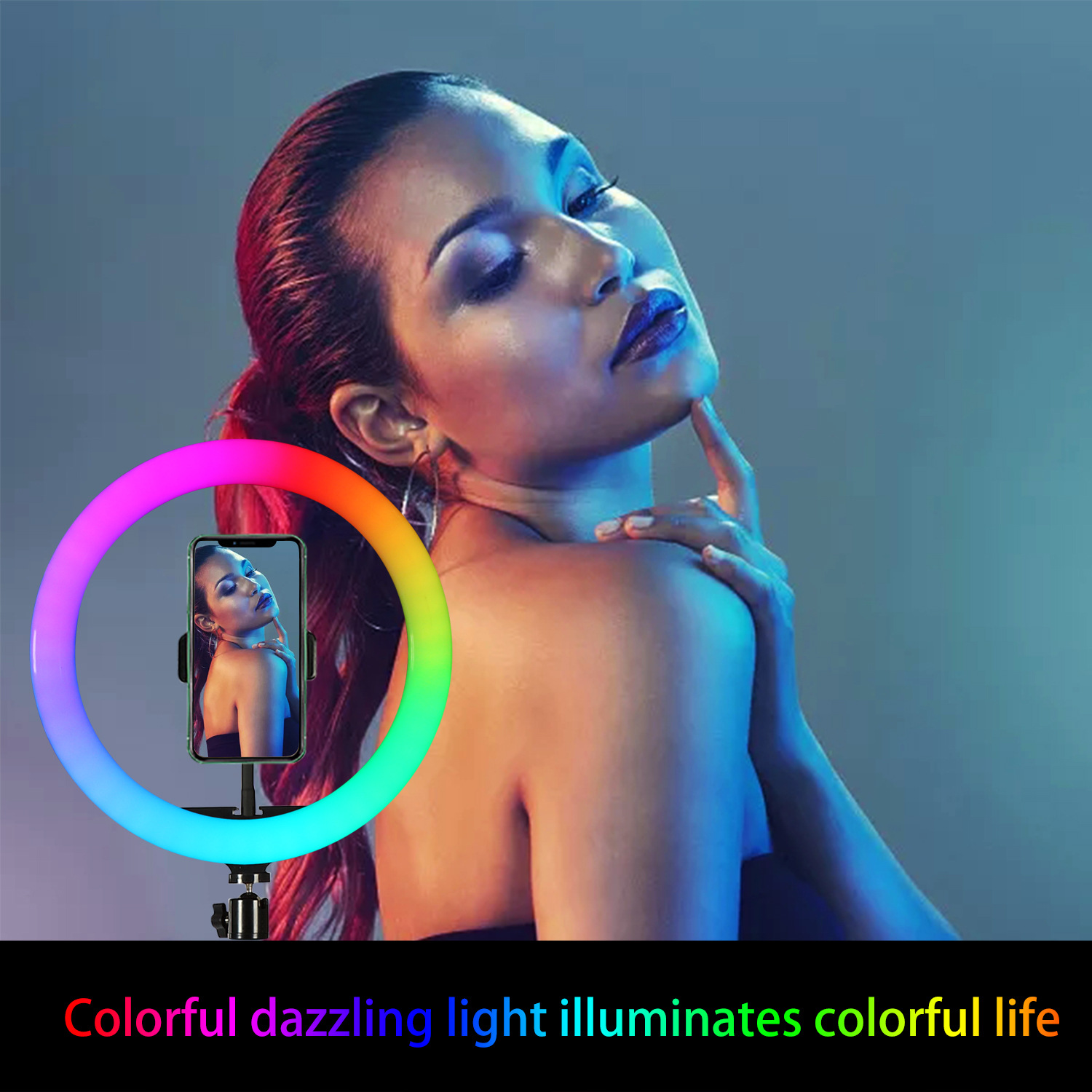 10-calowa (26 cm) lampa pierśc – Photography Lighting Youtube recenzja i cena