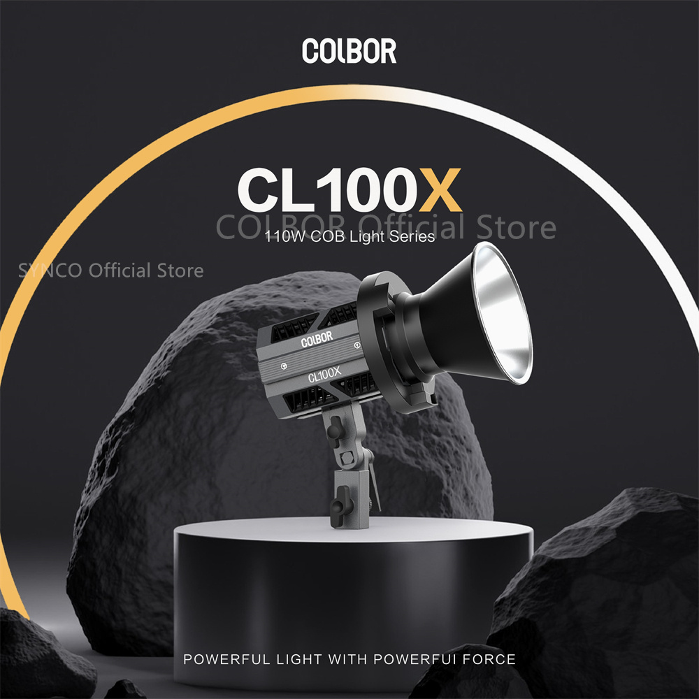 COLBOR CL100X COB diodowa lamp – Photography Lighting Youtube recenzja i cena
