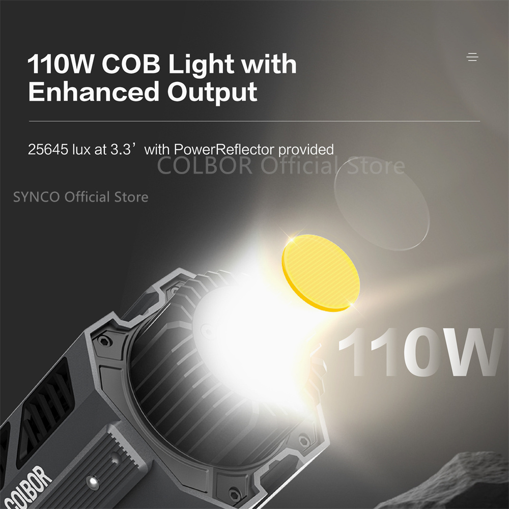 COLBOR CL100X COB diodowa lamp – Photography Lighting Youtube recenzja i cena