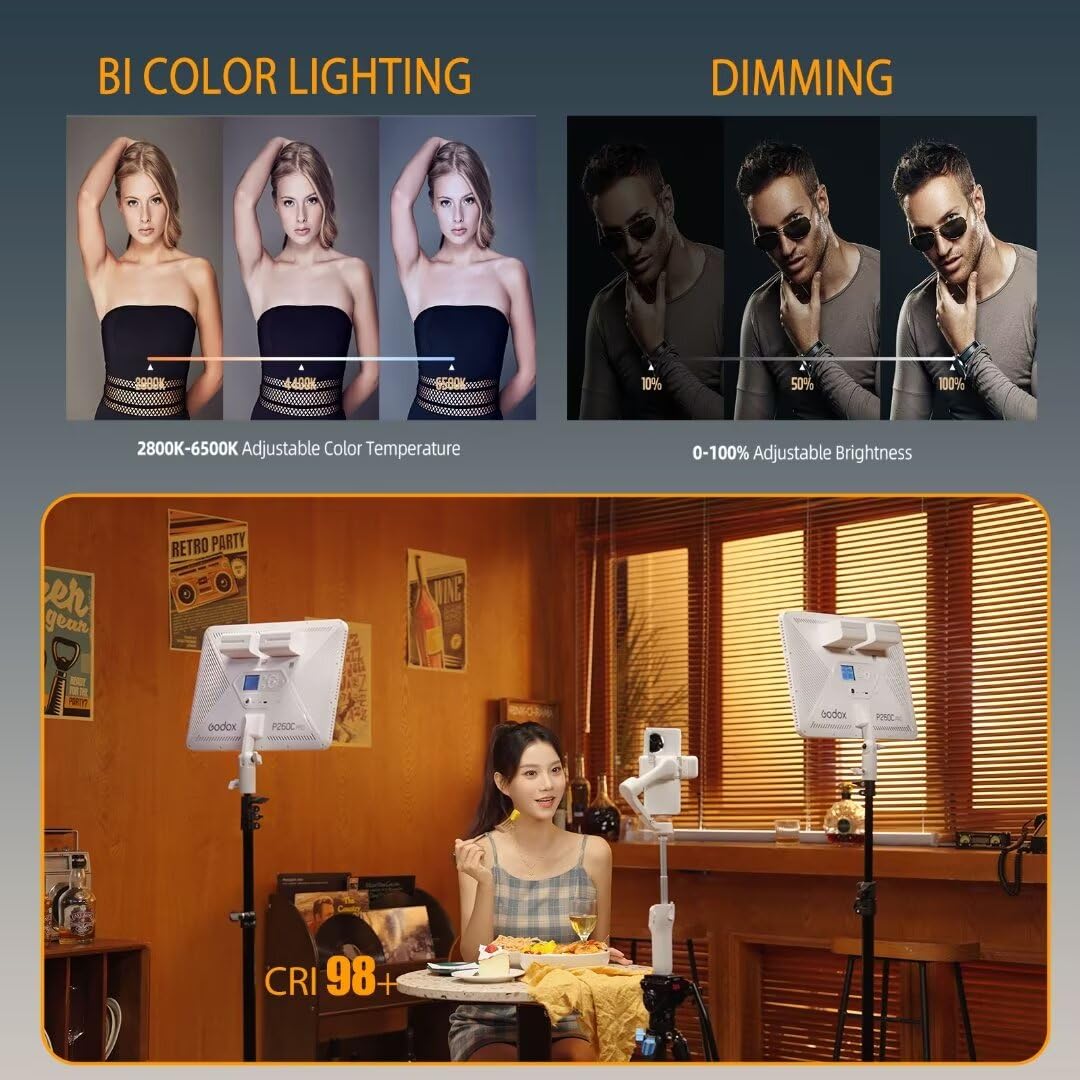 Godox P260C Pro LED Panel Świe – Photography Lighting Youtube recenzja i cena