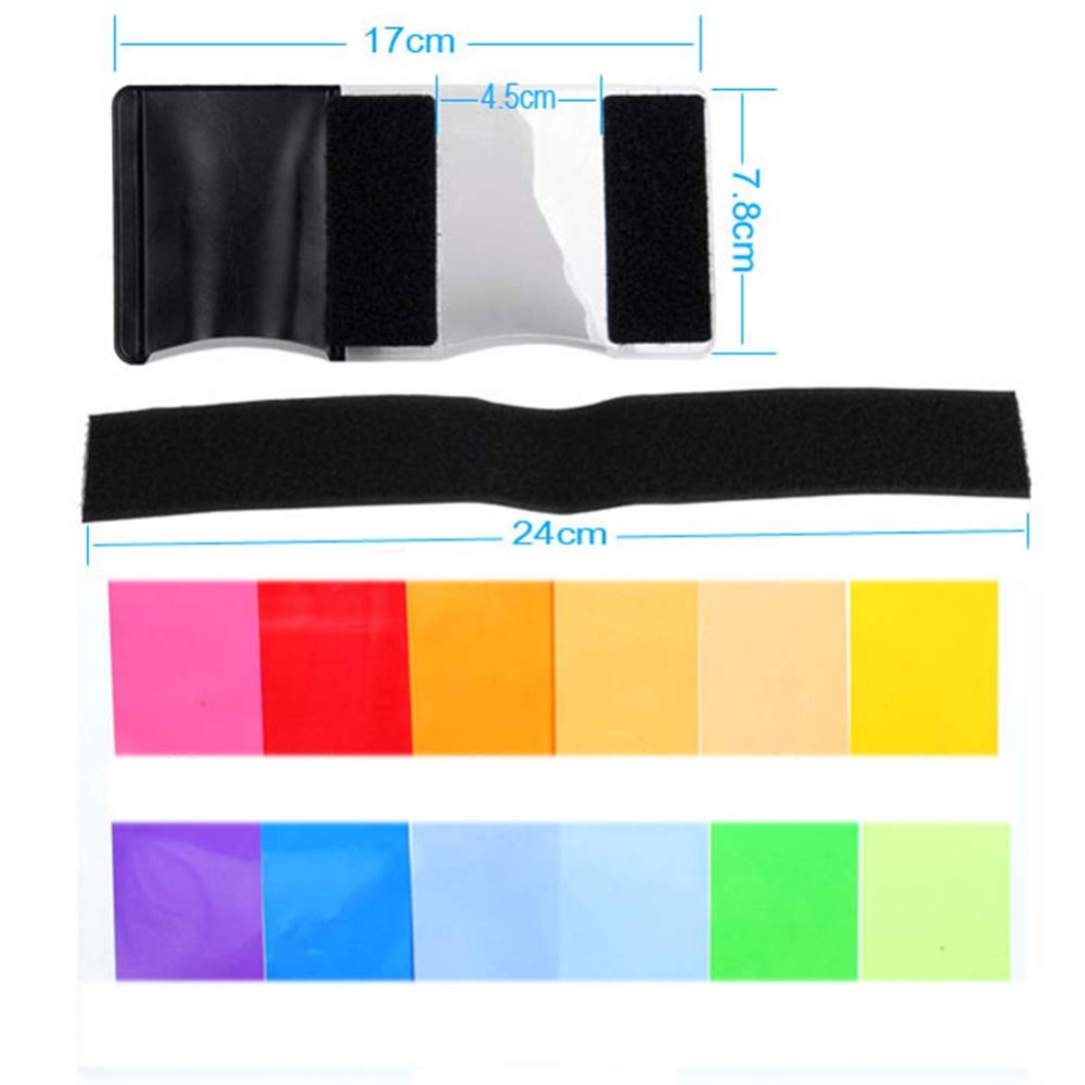 Zestaw 12 Kolorowych Żeli do L – Photography Lighting Flash recenzja i cena