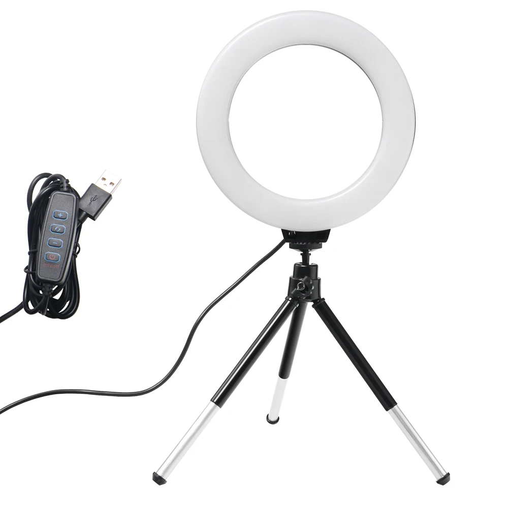 6-calowa Mini Lampa Pierścieni – Photography Lighting Youtube recenzja i cena